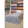 ETEHOMETEX HAVUZLU PİKE TAKIMI %100 PAMUK TEK KİŞİLİK GRİ 8696474232086
